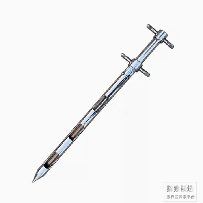 304不锈钢双层粉末取样管 双柄式 1米 &phi;25mm
