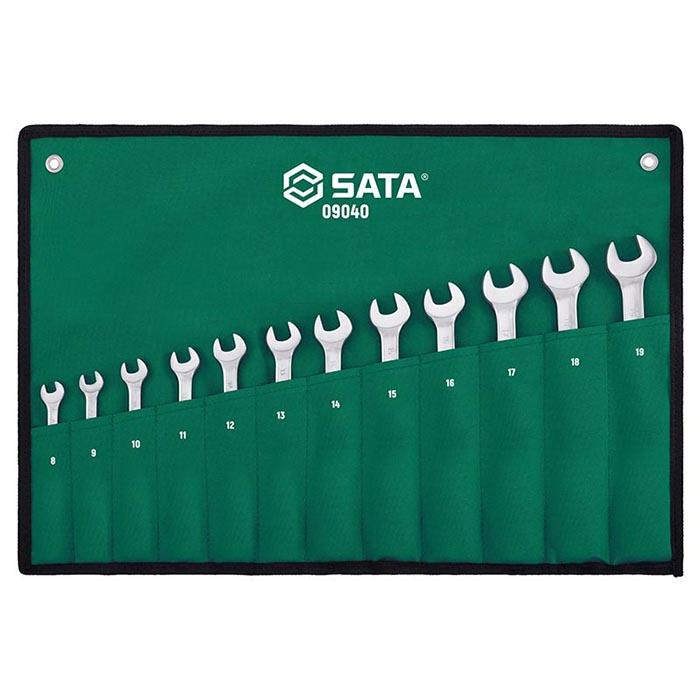 12件全抛光两用快扳组套 - Sata/世达