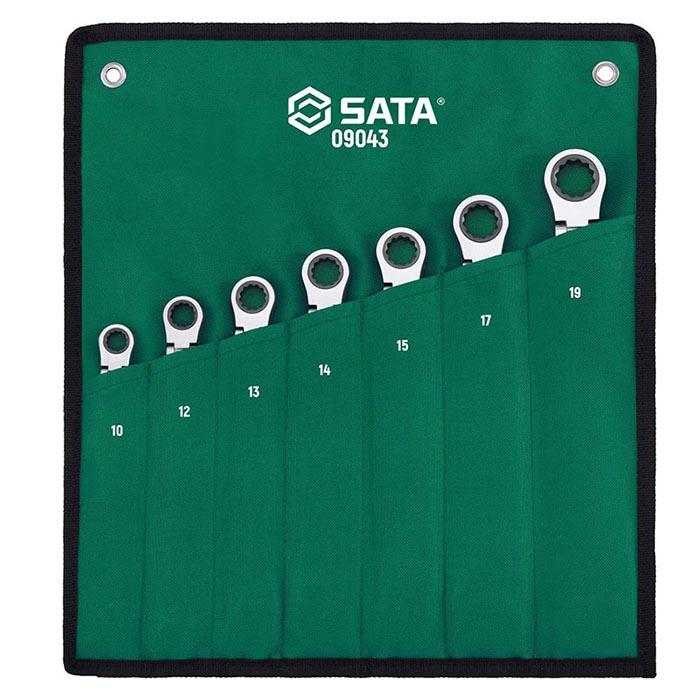 7件加长型锁定活头快扳组套 - Sata/世达