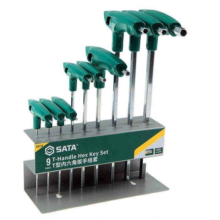 9件T型内六角扳手组套 - Sata/世达