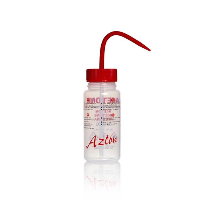 LDPE宽口安全洗瓶 附排气阀 丙酮 500ml PP红盖 瓶口内径&times;瓶口外径&times;瓶身外径&tim…