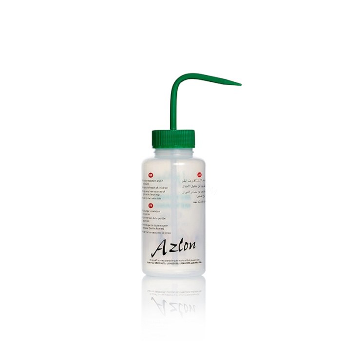 LDPE宽口安全洗瓶 附排气阀 甲醇 500ml PP绿盖 瓶口内径&times;瓶口外径&times;瓶身外径&tim…