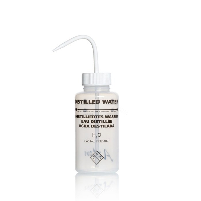 LDPE宽口洗瓶 蒸馏水 500ml PP白盖 瓶口内径&times;瓶口外径&times;瓶身外径&times;高：3…