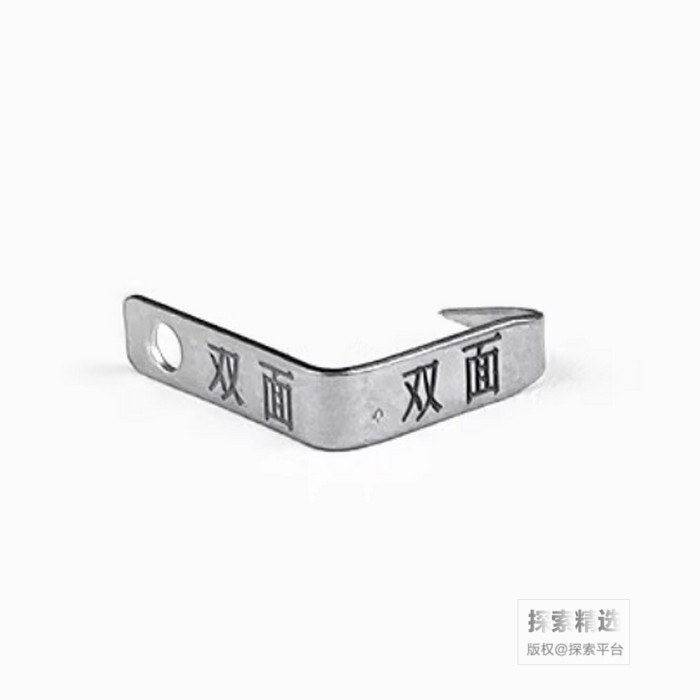 硬质大小鼠耳标（编码定制） 双面 304不锈钢 - 玖梧精选