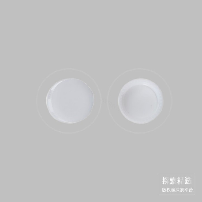 白色PP实心盖 22-400 配白色PE垫片 - 玖梧供应链