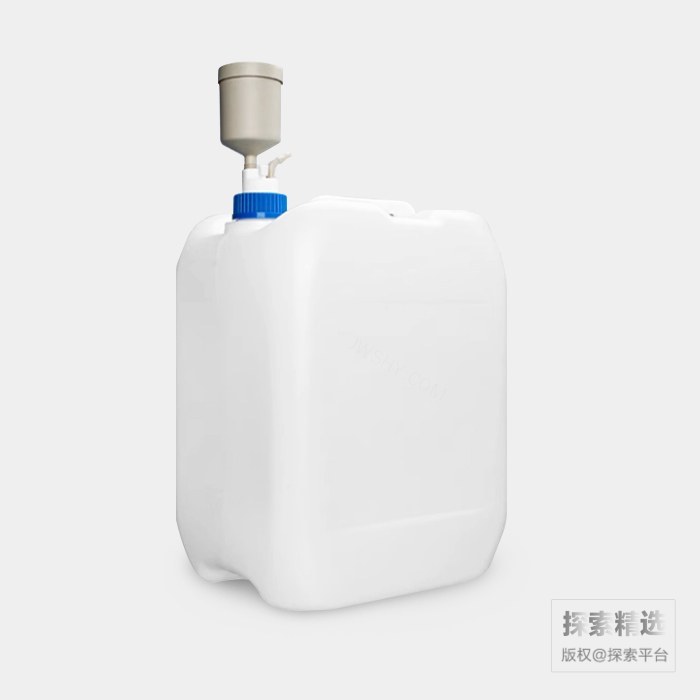 HDPE废液桶GL45 10L 23&times;18&times;30cm 含废液盖套装