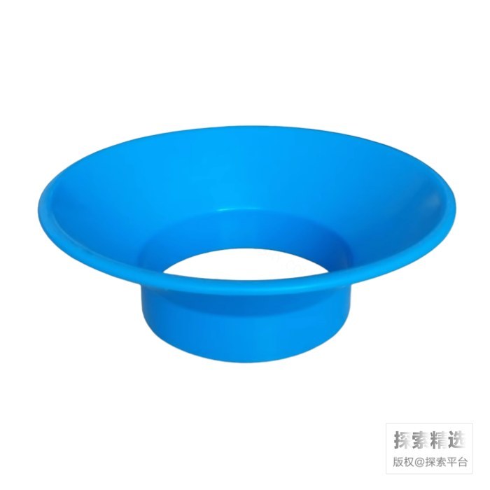 PP大口径圆形集料漏斗 蓝色 上口径60cm 下口径33cm - 玖梧精选