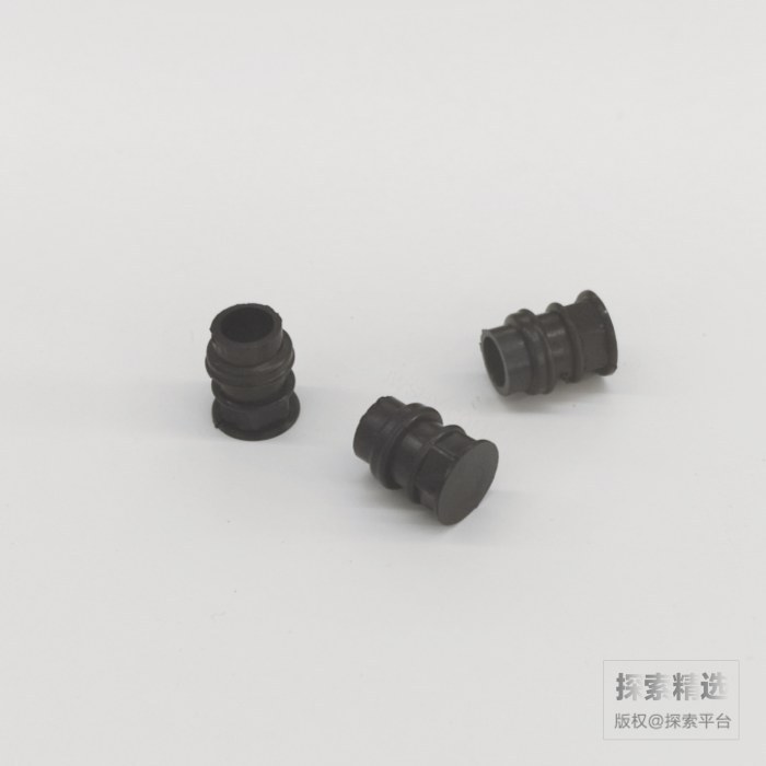 5mm 安全型核磁管帽 黑色 EVA材质