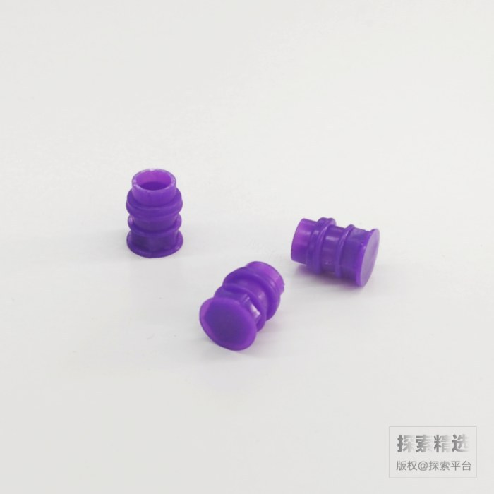 5mm 安全型核磁管帽 紫色 EVA材质