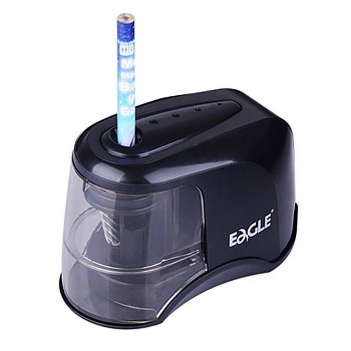 益而高 Eagle 滚刀式电动削笔器 E5121 122mm*68mm*83mm (黑色)