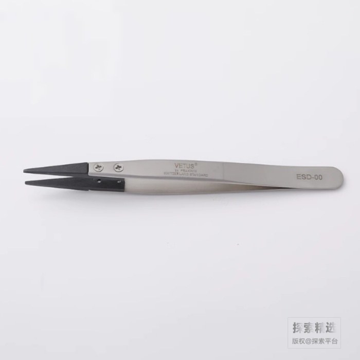 ESD可换头防静电镊子 ESD-OO 130mm