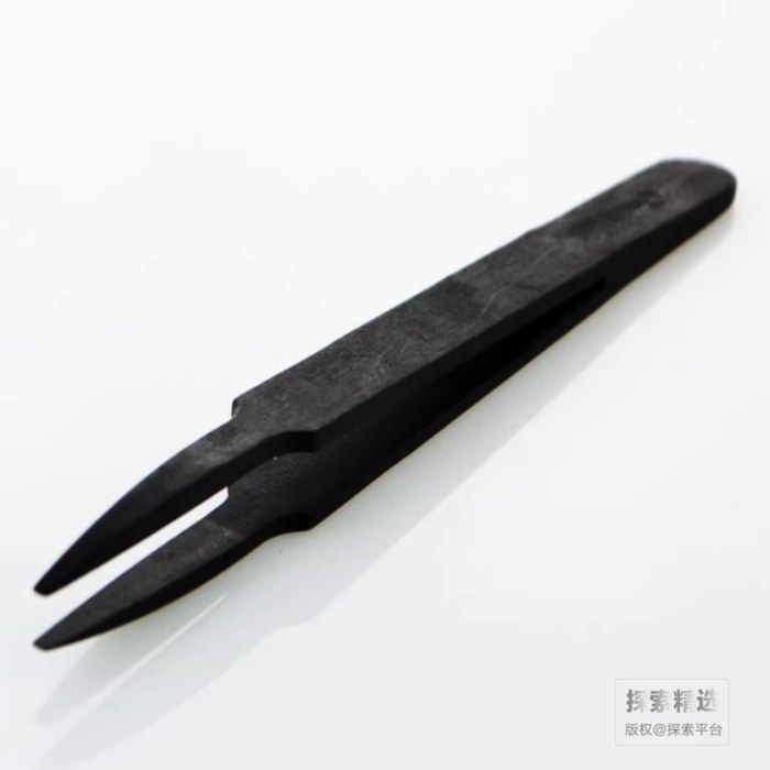碳纤维塑料头导电镊子 702 117mm