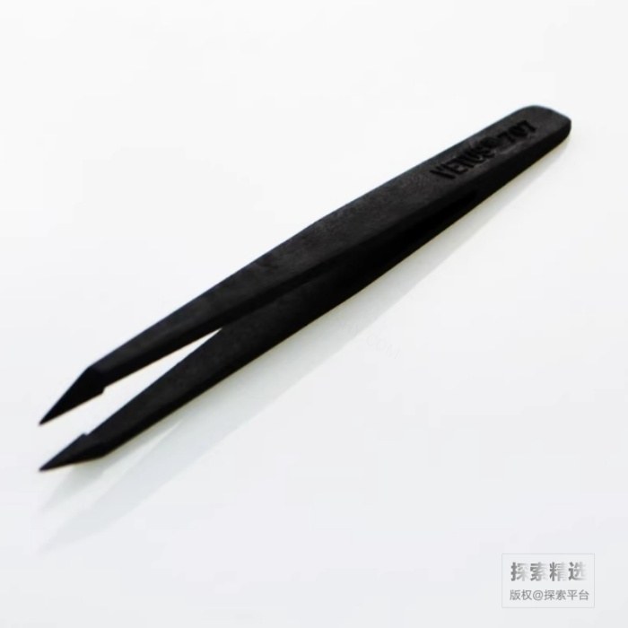碳纤维塑料头导电镊子 707 118mm