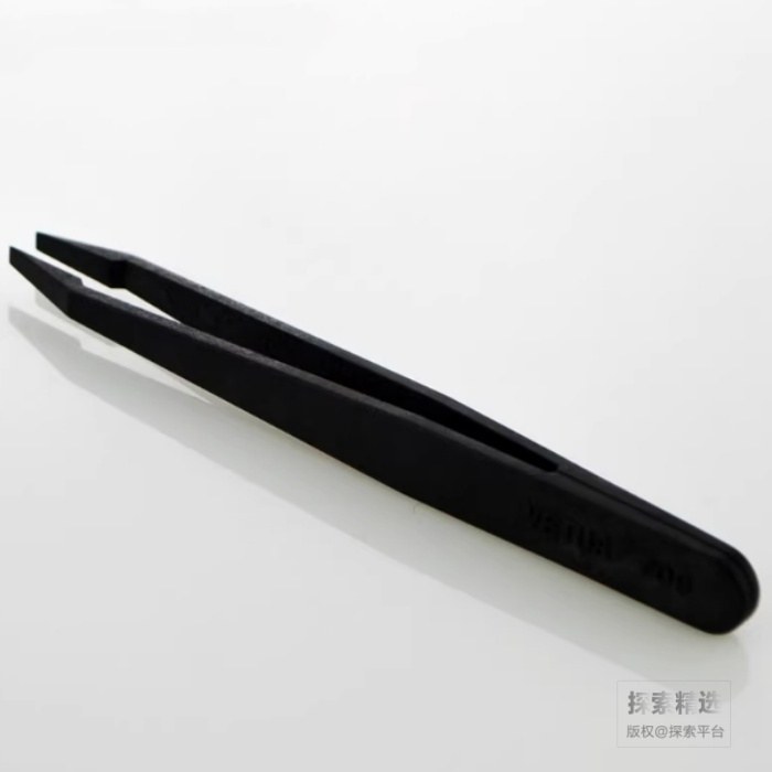 碳纤维塑料头导电镊子 709 118mm