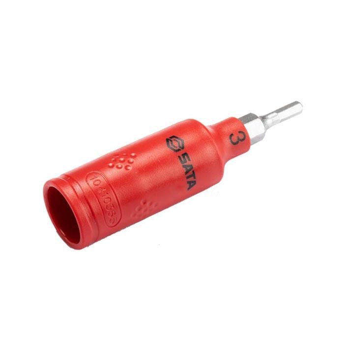 6.3MM系列VDE绝缘六角旋具套筒4MM - Sata/世达