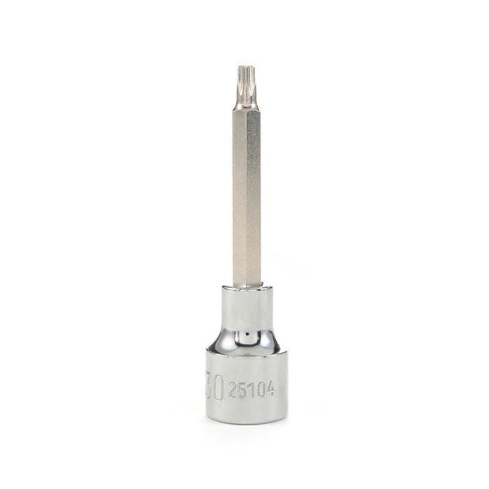 12.5MM系列100MM长花形旋具套筒T20 - Sata/世达