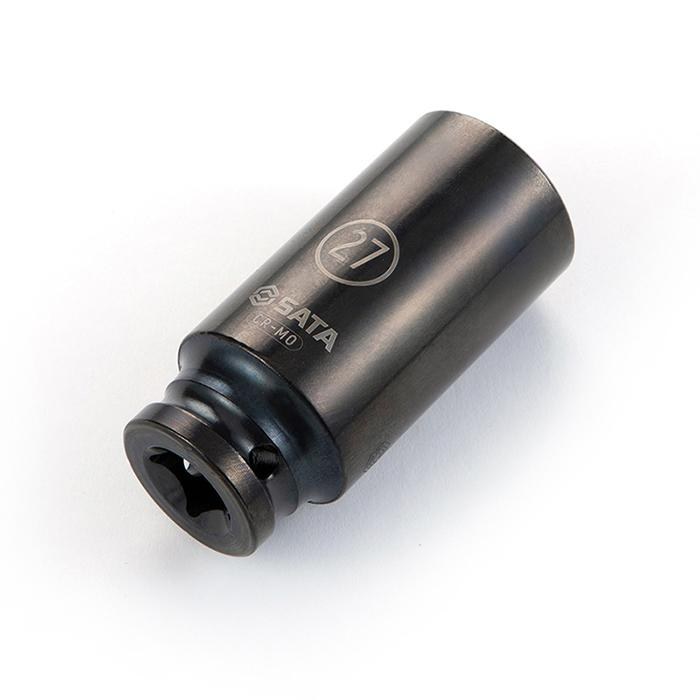 1/2寸系列六角风动长套筒27MM - Sata/世达