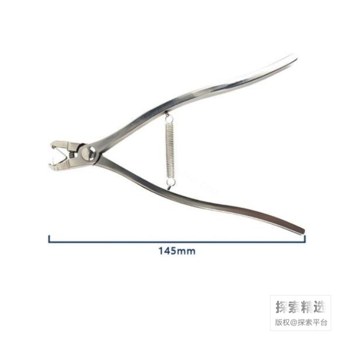304不锈钢耳标钳 145mm 双弹簧 - 玖梧精选
