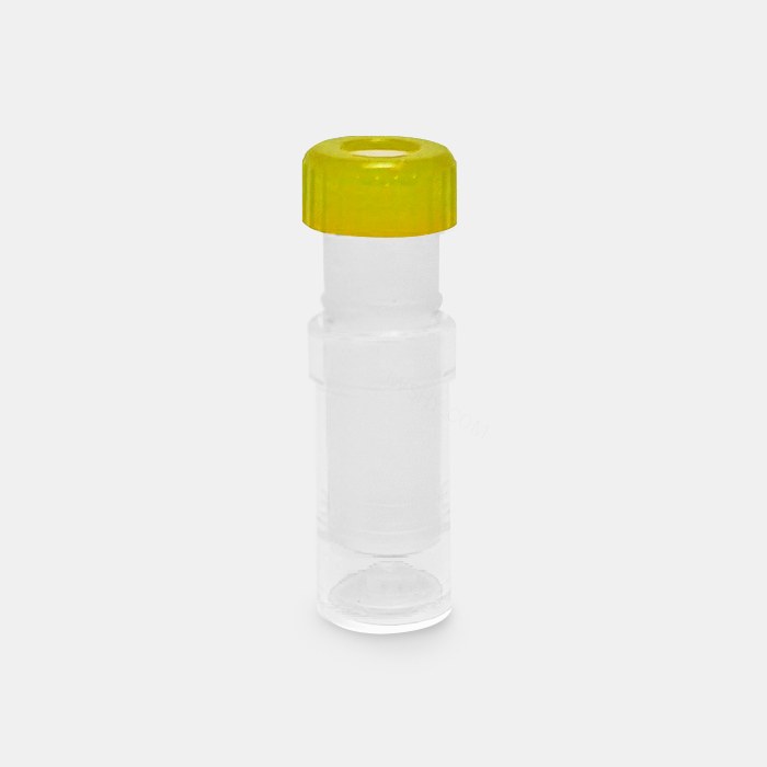 1.5mL透明聚丙烯卡口式过滤瓶 NY有机膜 0.45um PTFE/硅胶垫,预切口