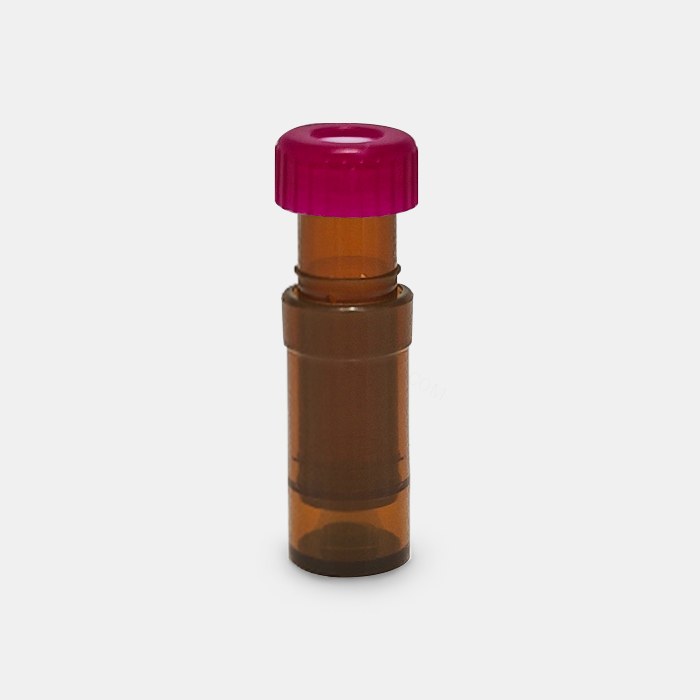 1.5mL棕色聚丙烯卡口式过滤瓶 疏水PVDF 0.22um PTFE/硅胶垫，预切口