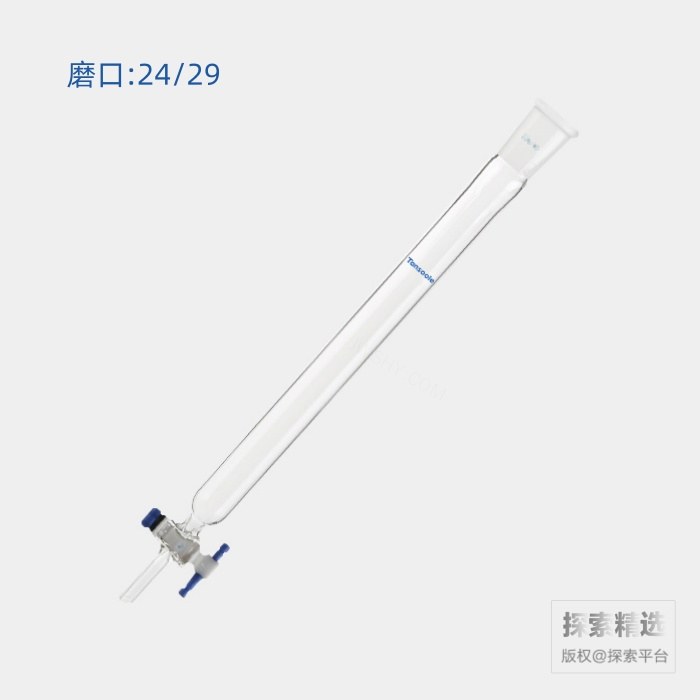 闪式层析柱 磨口:24/29 外径:26mm 有效长度:254mm 四氟节门孔径:2mm - ACESUN艾斯琳/玖梧精选
