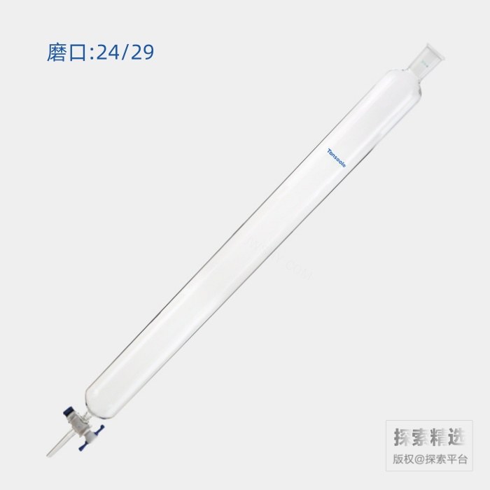 闪式层析柱 磨口:24/29 外径:60mm 有效长度:610mm 四氟节门孔径:4mm - ACESUN艾斯琳/玖梧精选