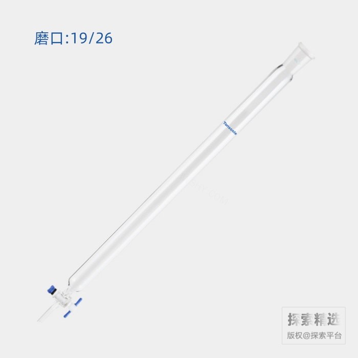 闪式层析柱 磨口:19/26 外径:26mm 有效长度:457mm 四氟节门孔径:2mm - ACESUN艾斯琳/玖梧精选