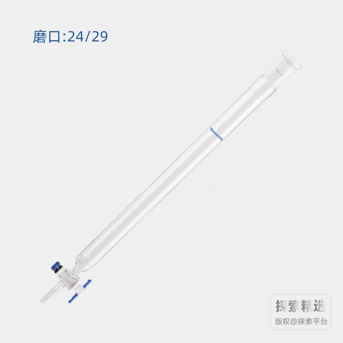具砂板闪式层析柱 磨口:24/29 G2砂板 外径:32mm 有效长度:203mm 四氟节门孔径:2mm - ACESUN艾斯琳/玖梧精选