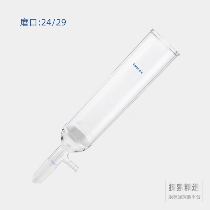具小咀砂板减压层析柱 磨口:24/29 G3砂板 外径:60mm 长度:300mm - ACESUN艾斯琳/玖梧精选