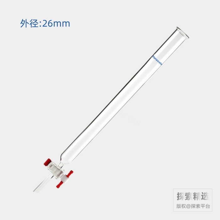 具四氟节门层析柱 外径:26mm 有效长度:457mm 节门孔径:2mm - ACESUN艾斯琳/玖梧精选