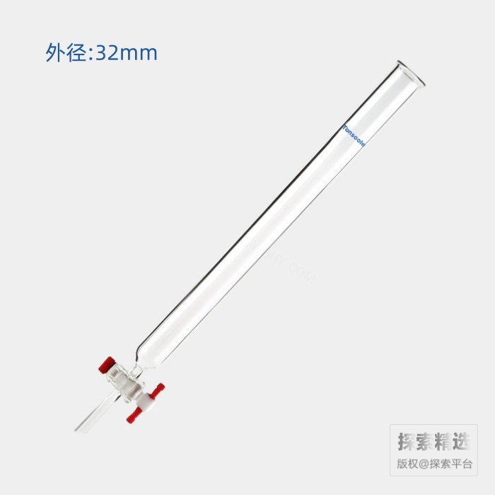 具四氟节门层析柱 外径:32mm 有效长度:457mm 节门孔径:2mm - ACESUN艾斯琳/玖梧精选