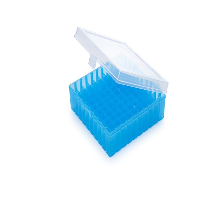 1.5/2mL样品瓶盒 100孔 孔径:13mm 尺寸:140&times;140&times;50mm