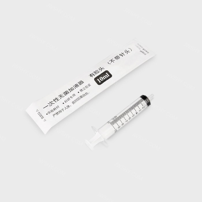 实验耗材 一次性无菌加液器 10ml 有胶头（不带针头） 独立包装 科研专用 禁止用于人体