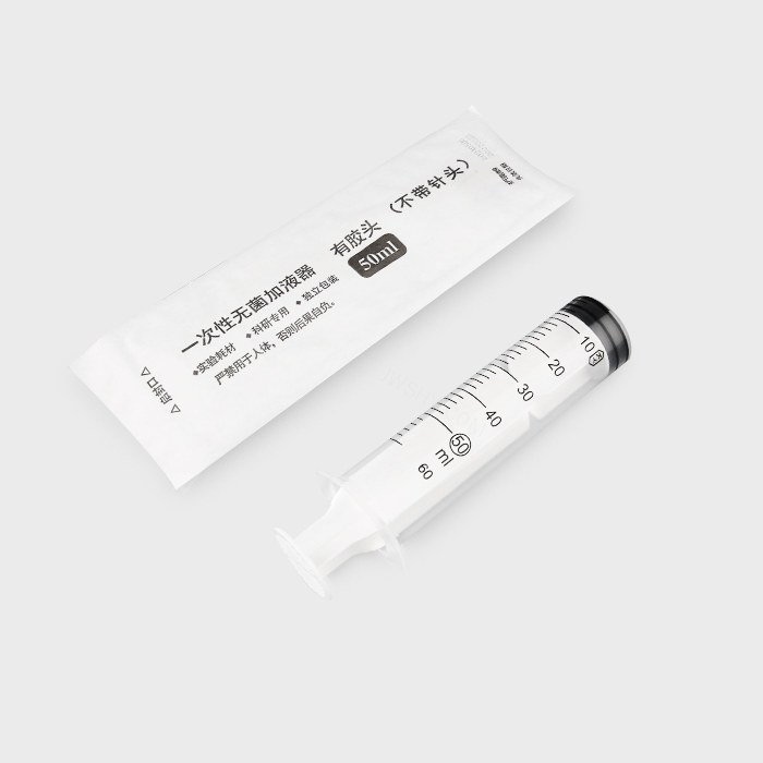 实验耗材 一次性无菌加液器 50ml 有胶头（不带针头） 独立包装 科研专用 禁止用于人体
