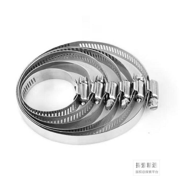 316不锈钢中美式喉箍 19-29mm 宽8mm