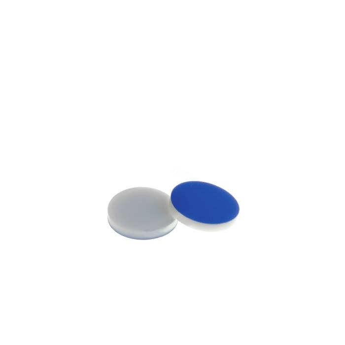 22mm超净蓝色PTFE/白色硅胶垫，厚3mm，适配24-400盖
