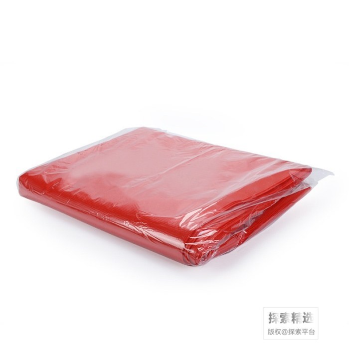 40L加大平口垃圾袋 60&times;80cm 3丝 红色