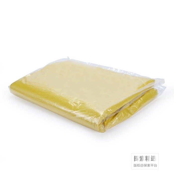 80L加大平口垃圾袋 80&times;100cm 3丝 黄色