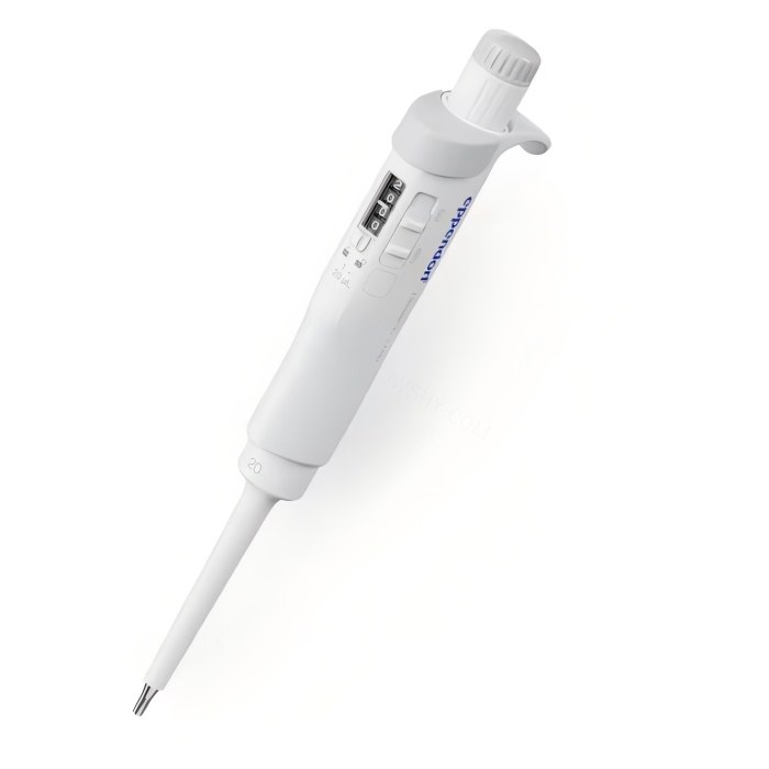 Eppendorf Research 3 neo, 1-20 &micro;L, 浅灰色,单道,可调量程，含96个精致盒装吸头以及96个双滤芯吸头 - Eppendorf/艾本德