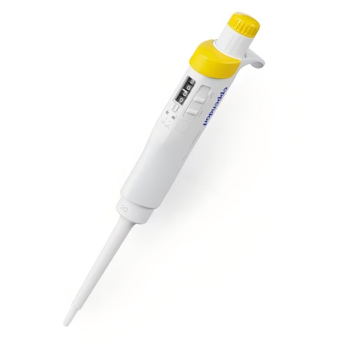 Eppendorf Research&reg; 3 neo Basic, 单道, 1-20 &micro;L, 黄色,不…