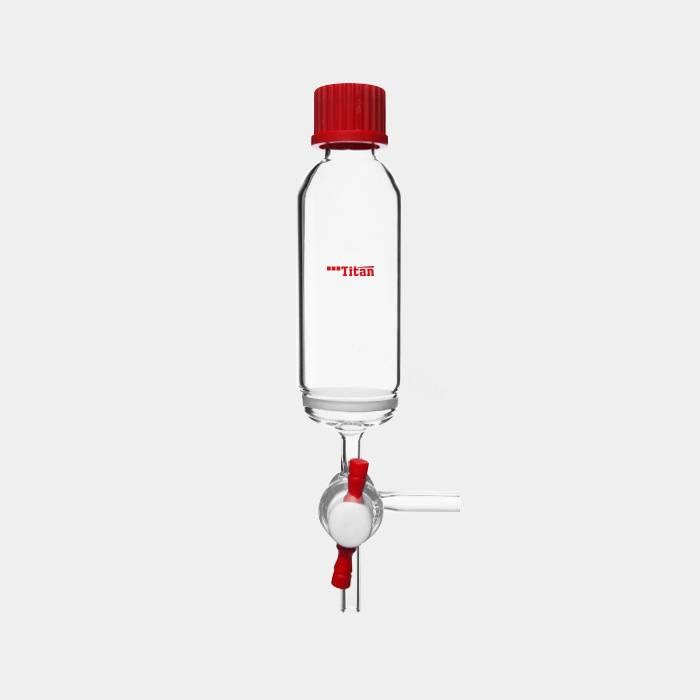 多肽固相合成管 T型四氟节门 50mL 25#四氟内称盖 G3砂板