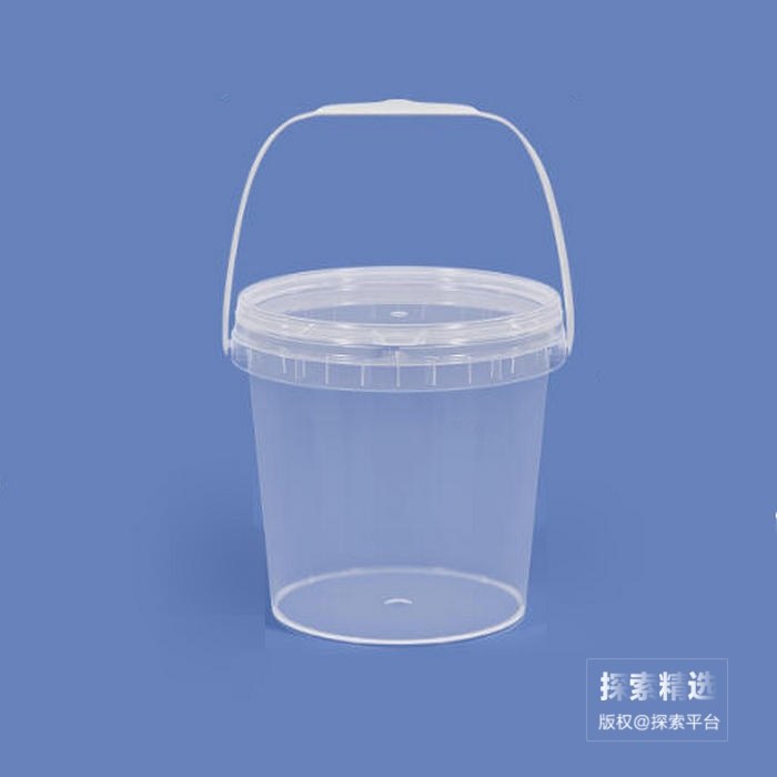 食品级PP塑料样品桶 加厚按压密封款 3L