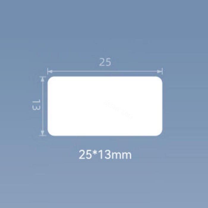 热转印 低温标签 耐温-80℃ (适用M2和M3机型) 25×13mm 390张 白色 - 精臣/NIIMBOT