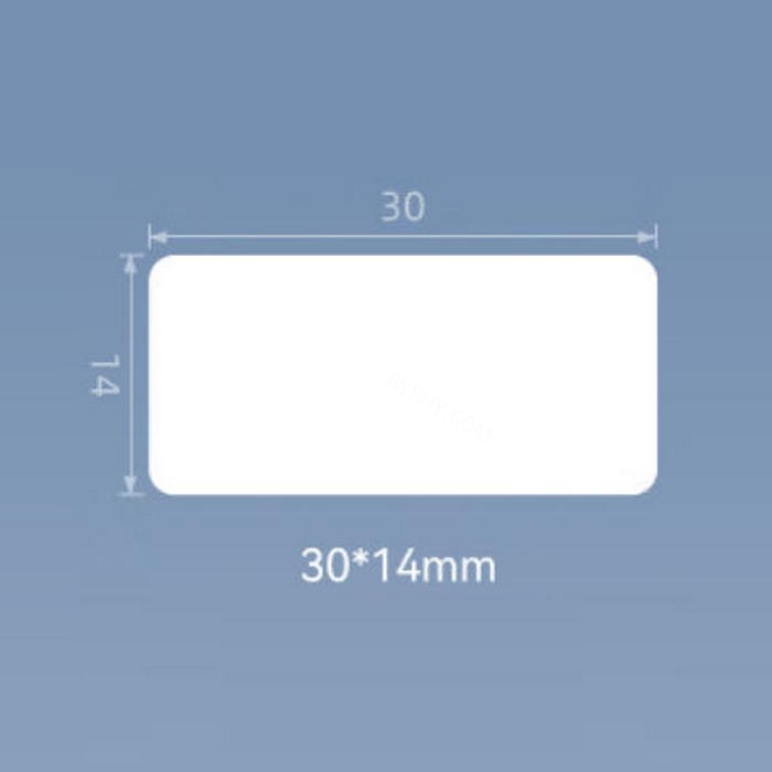 热转印 低温标签 耐温-80℃ (适用M2和M3机型) 30×14mm 375张 白色 - 精臣/NIIMBOT