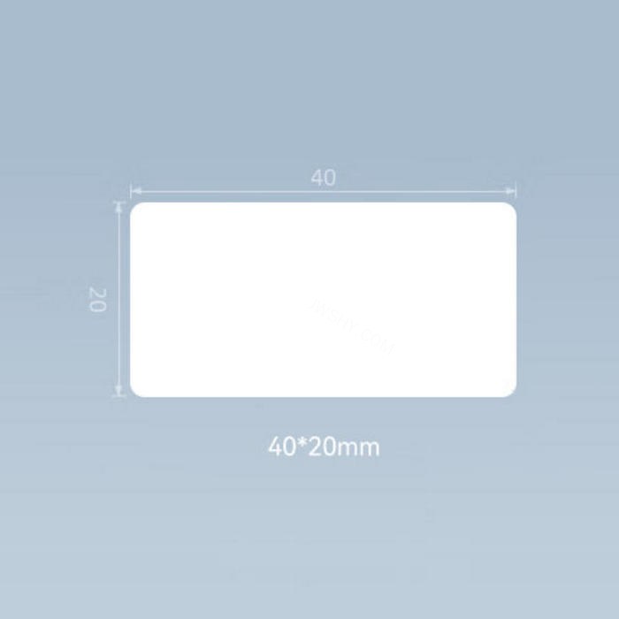 热转印 低温标签 耐温-80℃ （适用M2和M3机型） 40×20mm 325张 白色 - 精臣/NIIMBOT