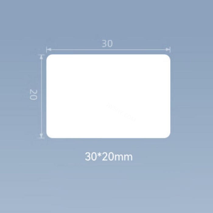 热转印 液氮低温标签 耐温-196℃ (适用M2和M3机型) 30×20mm 260张 白色 - 精臣/NIIMBOT