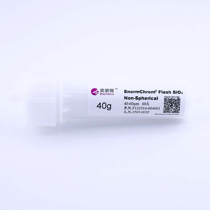 快速分离柱 EnormChrom Flash SiO2 Non-Spherical 40-60um 60A 40g
