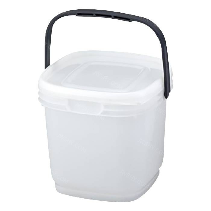 PP小型密封水桶(方形) 10L - AS-ONE/亚速旺
