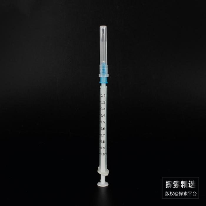 实验耗材 一次性塑料加液器 无胶头（带针头）1mL 独立包装 - ACESUN艾斯琳/玖梧精选