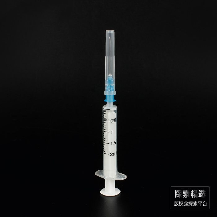 实验耗材 一次性塑料加液器 无胶头(带针头)2mL 独立包装